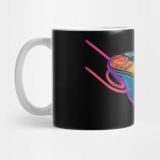 RGB Overload: A Graphic drawing of Gaming PC mouse Mug